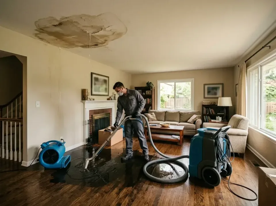 attic-pipe-burst-ceiling-drip-008 — frequently asked questions, Water Damage Restoration & Carpet Care in Winona Lake, IN